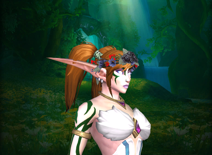 this is your psa to get your lunar festival flower crowns and further the world of warcraft feminist agenda
