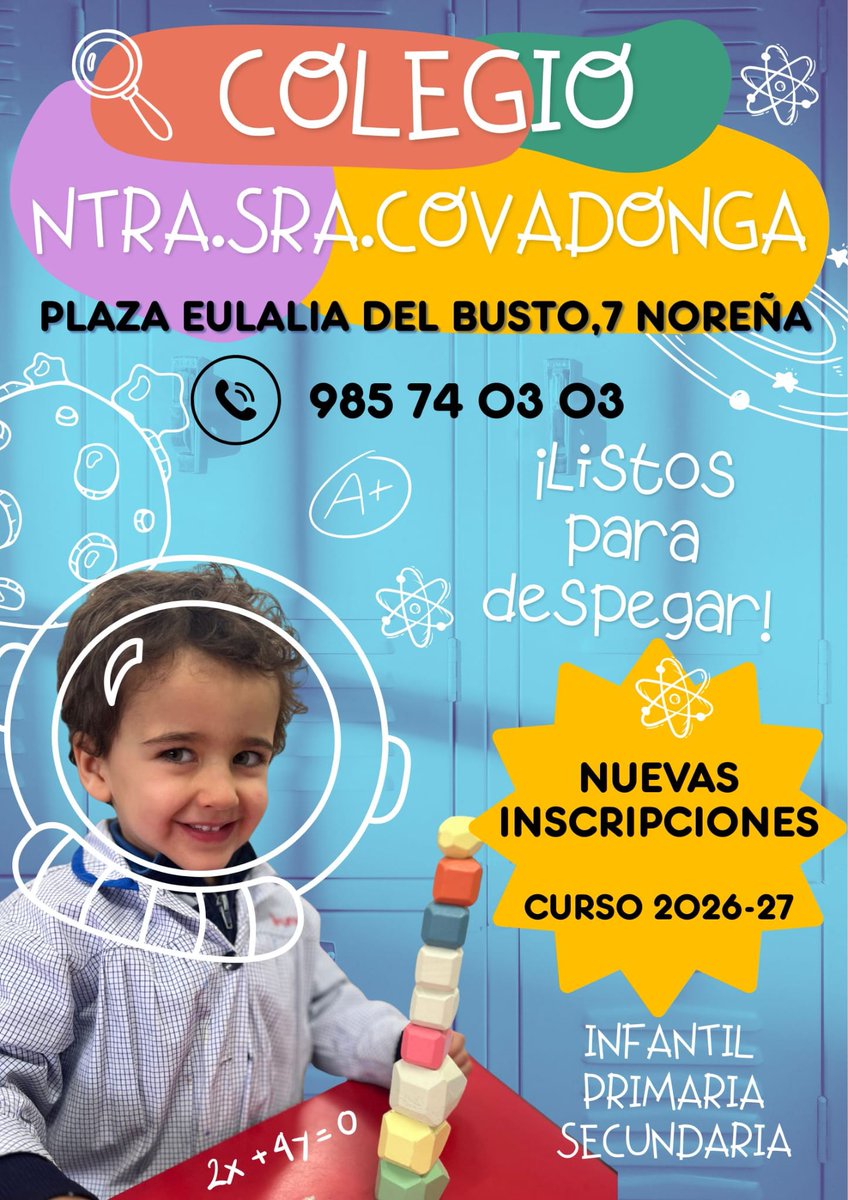 nscovadonga's tweet photo. Ven a conocernos!!
#colegionuestraseñoradecovadonga #HMMI #somostellistas
#teunes https://t.co/f62OhwXquq