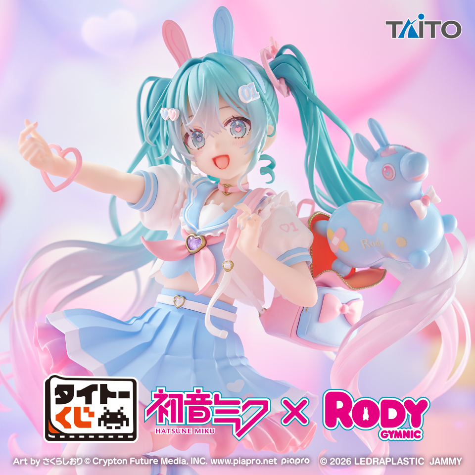 N*o様 タイトーくじ 初音ミク×RODY(まとめ売り) タイトーくじに「初音ミク×RODY」のくじが登場！ 「セーラー服」が