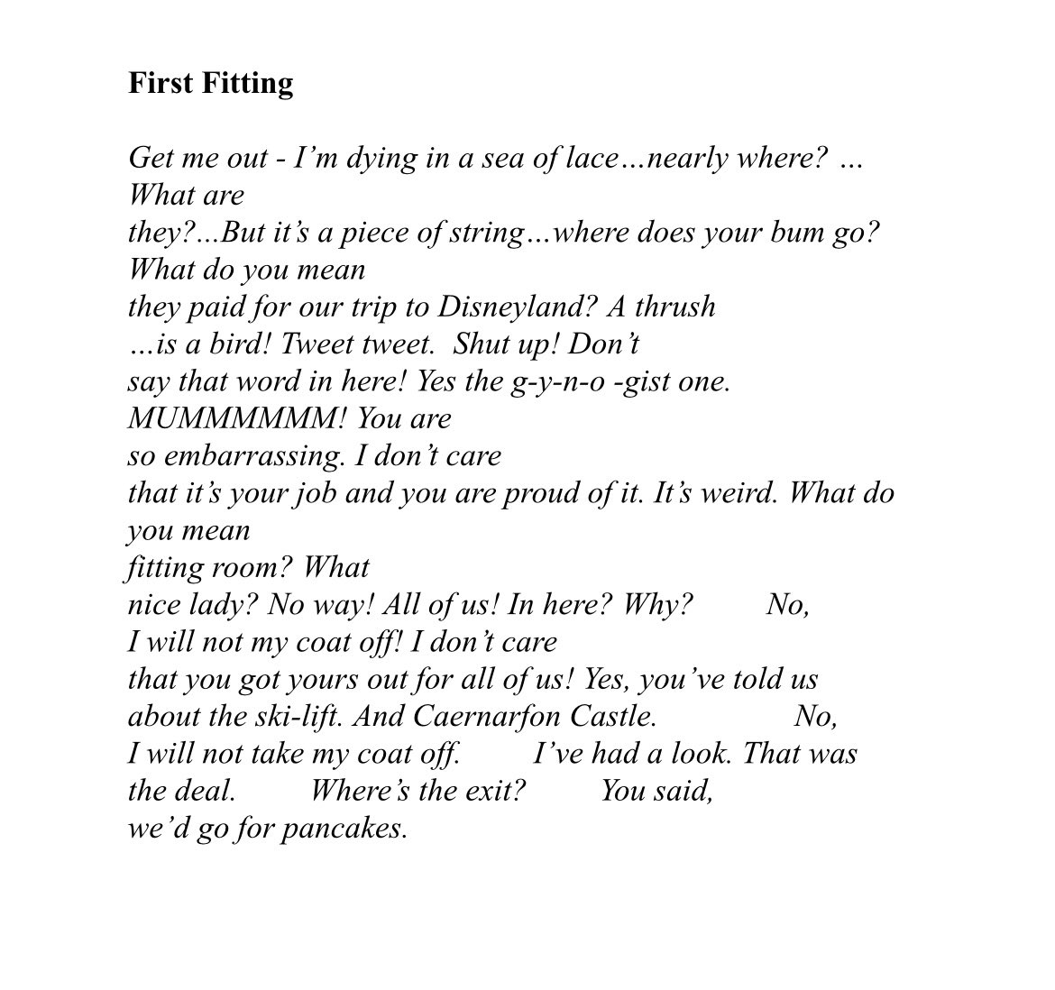 RobinRB17's tweet photo. I feel it slightly ominous on the childrenโs-poetry-writing-front, that my only poem about pancakes is to do with bra-fittings and is not for children! ๐ Happy #pancakeday to all mothers of reluctant teen daughters! #brafitting #poetry #teen https://t.co/W7HAzqzwWd