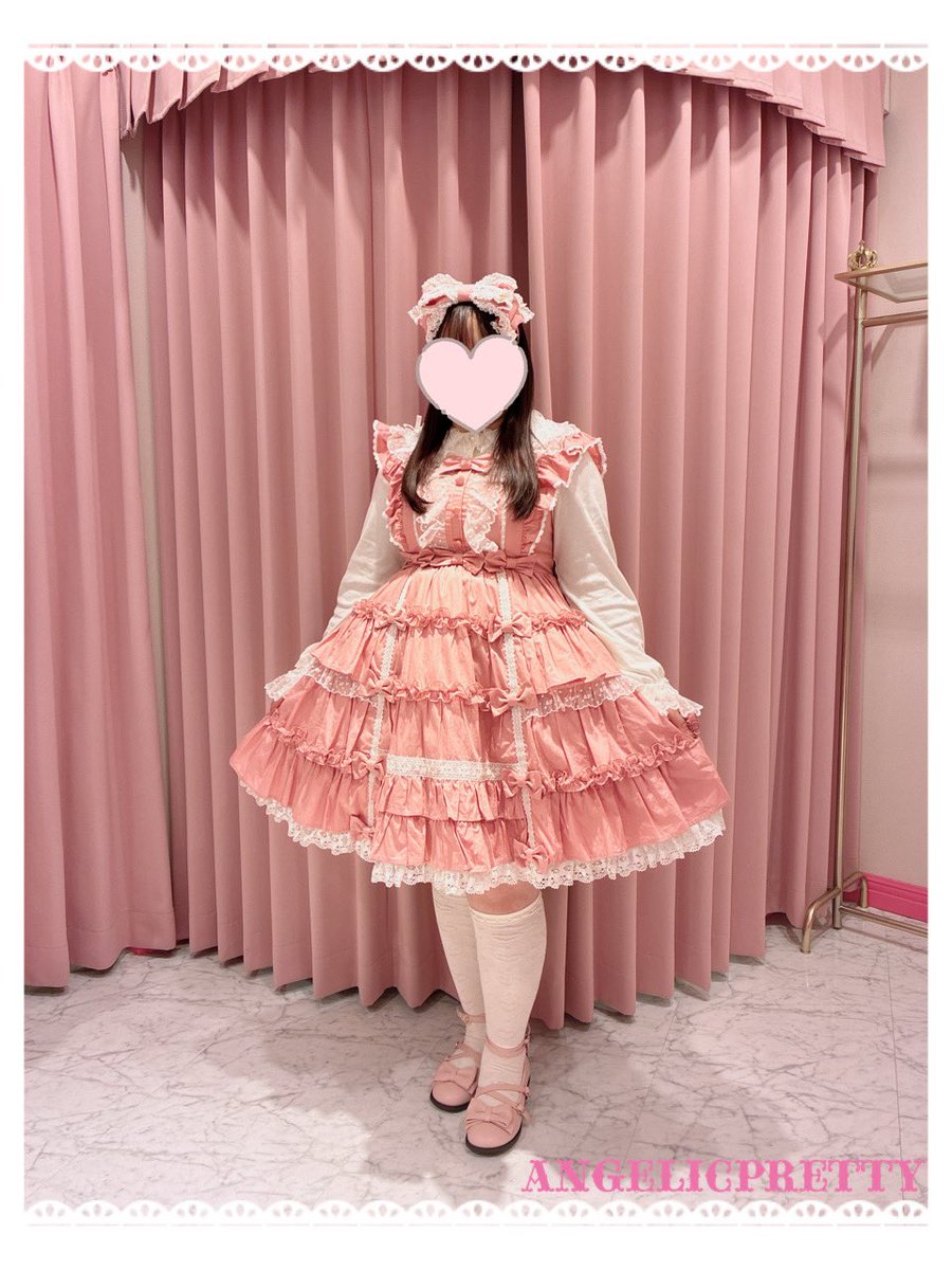 📸お客様スナップ📸 🎀Melody Frill🎀 濃いピンク×シロコーデで遊びに