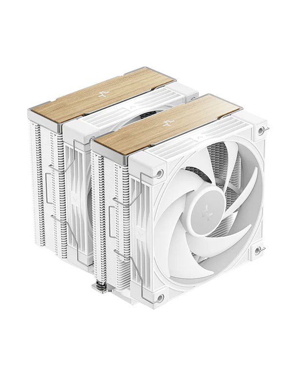 【本店BF】
木目調のトップカバー採用🪵
ホワイトカラーなCPUクーラー、ご用意あります

DEEPCOOL 製
『AK620 G2 WH』

銅ベースと6本銅製ヒートパイプ採用
デュアルタワー ヒートシンク設計です

税込11,980円