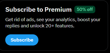 The Jinjing have better idea <a href="/elonmusk/">Elon Musk</a> how about you fix the site so it works more times than not before always asking people to pay for your broken service?
