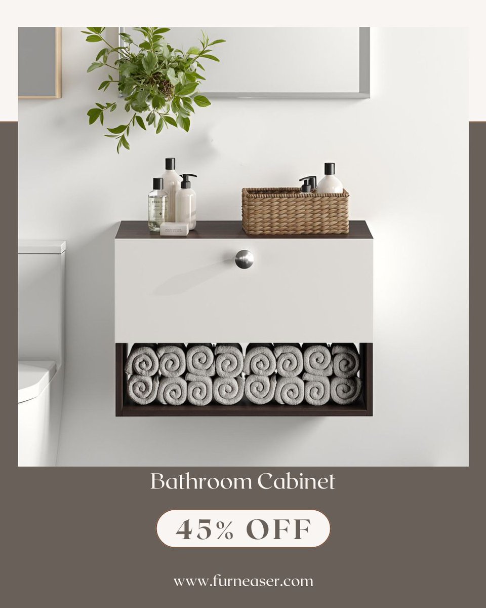 Furneaser's tweet photo. Upgrade Your Bathroom with Smart Storage 🚿✨

Keep your bathroom neat, stylish, and clutter-free with our premium Bathroom Cabinet — designed for modern homes. https://t.co/SfPl7MW2vc
#BathroomCabinet #BathroomStorage #HomeOrganization #SpaceSavingFurniture #ModernBathroom https://t.co/tgRWLUfuRc