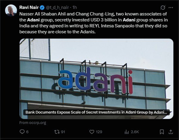 #Adani Case Among the Most Investigated in Indian Market History

SEBI examined minimum public shareholding, FPI structures, price movement and related party transactions across 24 investigations, with 22 completed and findings placed before the Supreme Court.

No adjudicated