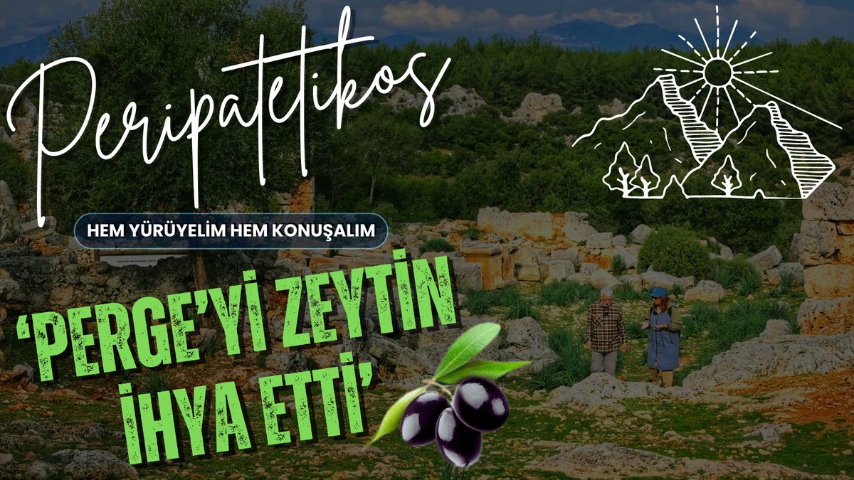 filika_tv's tweet photo. Tales yıldızlarla zeytin üretti, Perge'yi zeytin ihya etti

'Peripatetikos’ : Hem Yürüyelim Hem Konuşalım'ın ilk konuğu zeytin uzmanı Renan Tunalıoğlu
@idrisozyol 

https://t.co/Ar09weUEZL https://t.co/BoV22DcDHT