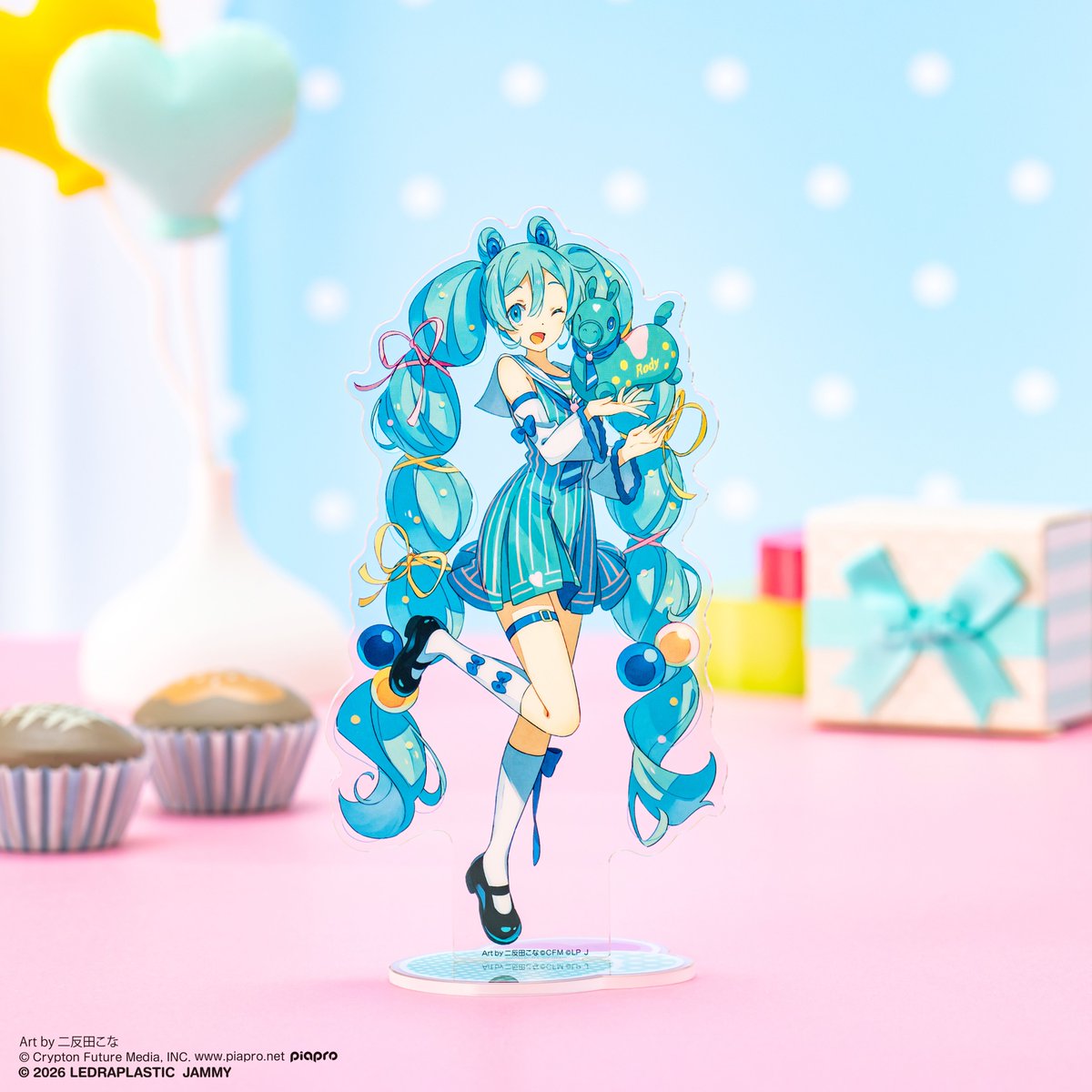 タイトーくじ 初音ミク×RODY 初音ミクセット 全8種 初音ミク」×「RODY」のコラボくじが登場！セーラー服姿のフィギュア