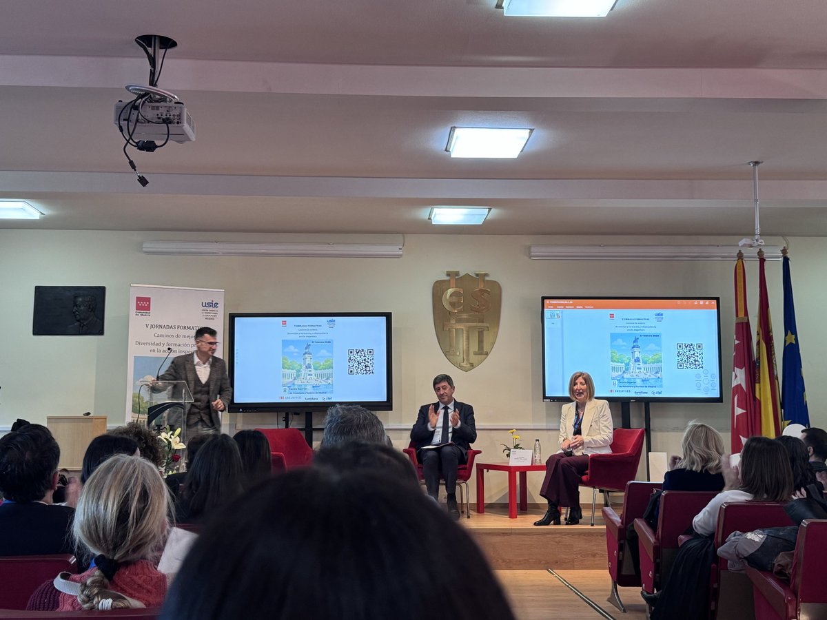 Luhilo's tweet photo. V Jornadas Formativas Usie: Caminos de mejora: Diversidad y formación profesional en la acción inspectora https://t.co/H3phDXqkgE