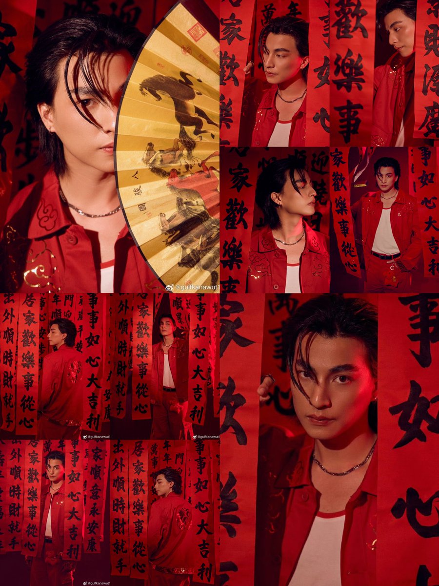 go_pu_44's tweet image. Happy chinese new year 🐎🧧
(周りに飾りのない状態の特攻服がるふ写真ください🤲🏻)←強欲

#HappyChineseNewYear
#GulfKanawut
@gulfkanawut ♡̆̈  
cr : txm_txy.k / dearyana
       z0m_0 / la_jantira igs
gulfkanawut weibo/ofc