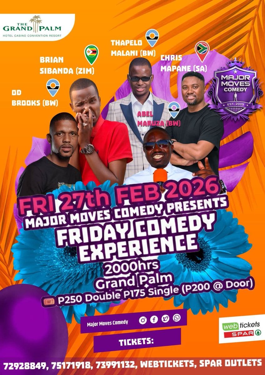 Majormovesbw Comedy Presents Friday Comedy Experience at The Grand