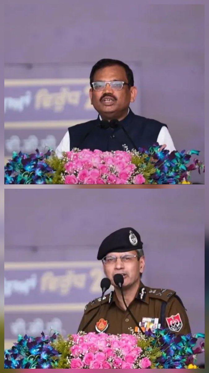 iashishbjp's tweet photo. Gaurav Yadav DGP of Punjab and KAP SINHA chief secretary of Punjab
Both of them are not addressing any public gathering but are addressing the political rally of the Aam Aadmi Party
Isn't that surprising?
#aap
#BJP
#Congress
#Punjabi https://t.co/ve1dNf3JBp