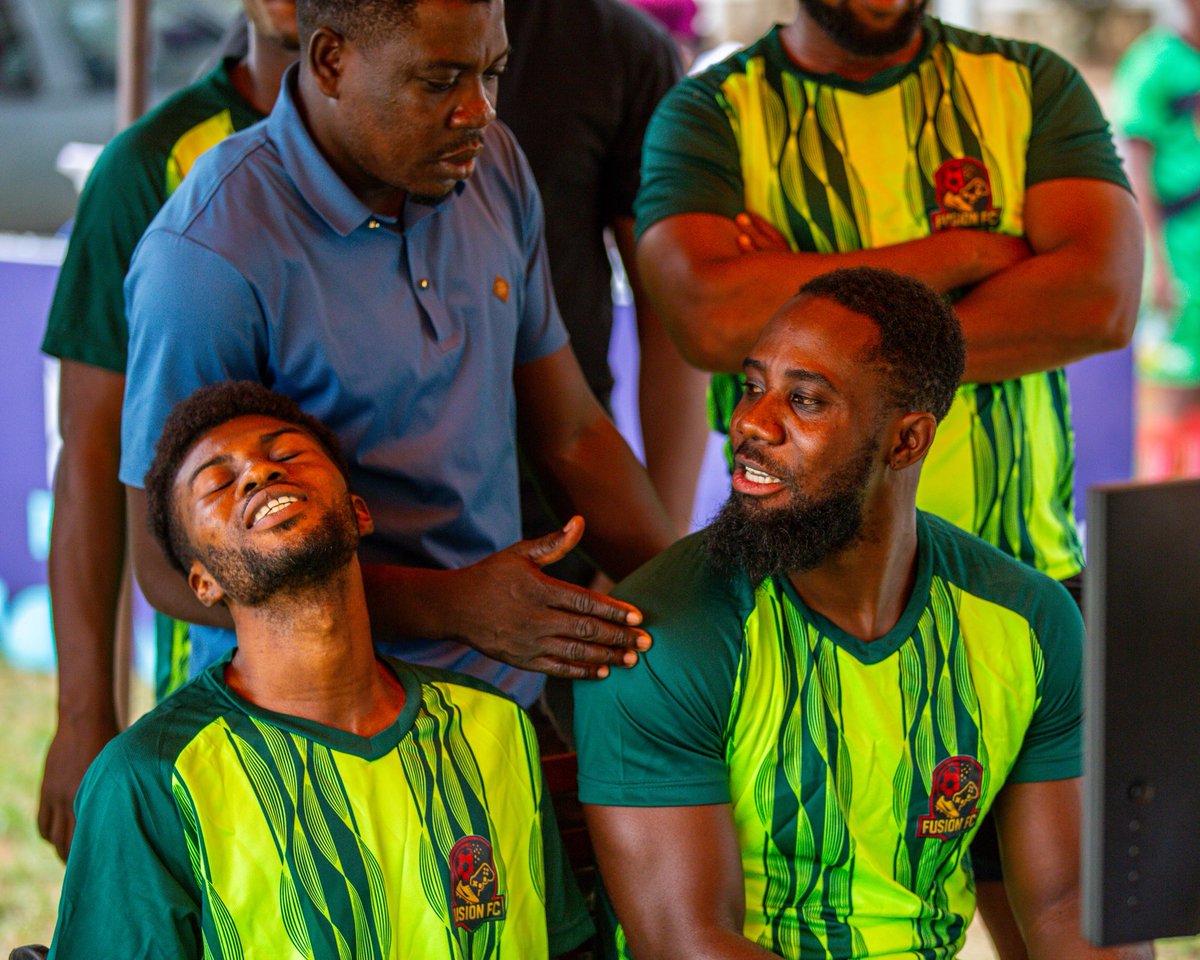 GhanaeSports's tweet photo. Pain and deep reflection are part of what makes Phygital Football so real and memorable. It’s not just another game it’s a hybrid test of skill, heart, strategy, physical endurance and digital mastery all in one. Pain😔 #PhygitalFootball https://t.co/F09bg6Izjz