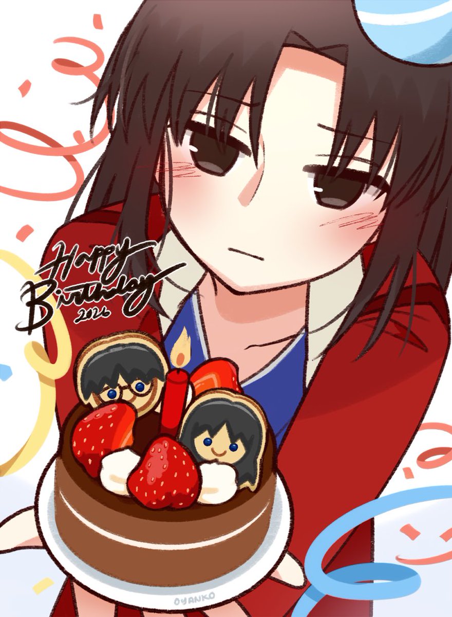 OyankoA's tweet photo. Happy Birthday Shiki!! 🥳 🎂❤️
#空の境界
#両儀式生誕祭2026 https://t.co/5fdYMBQcqT