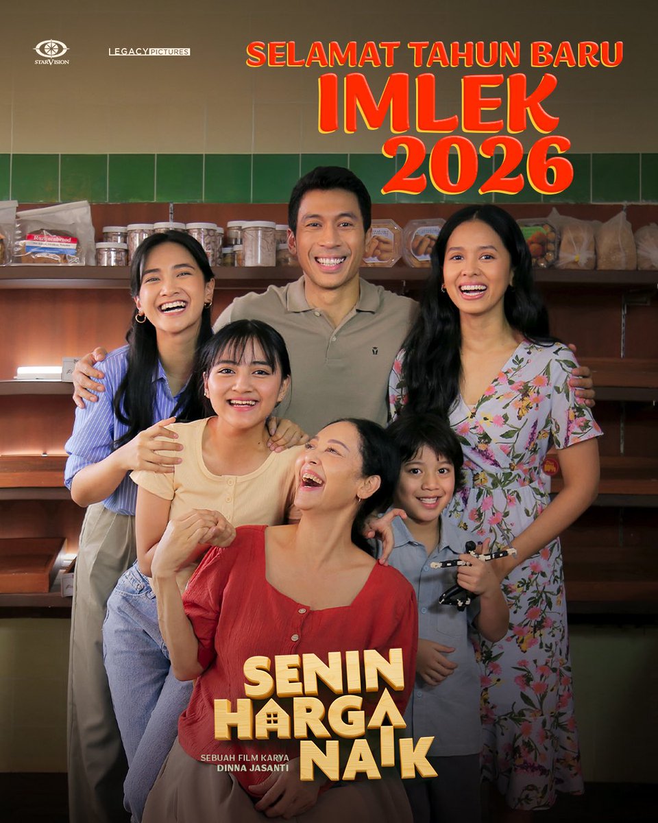 Starvisionplus's tweet image. ‧˚꒰🪭꒱ 𝘎𝘰𝘯𝘨 𝘟𝘪 𝘍𝘢 𝘊𝘢𝘪 ₊˚⋆

Selamat Tahun Baru Imlek 2026. 

Semoga keberuntungan, tawa, dan cerita baru yang indah hadir di tahun yang baru ini 🫶🏻🧧✨

#FilmKafirGerbangSukma #FilmSeninHargaNaik #FilmSekawanLimo #FilmShakaOhShaka #ShakaOcel