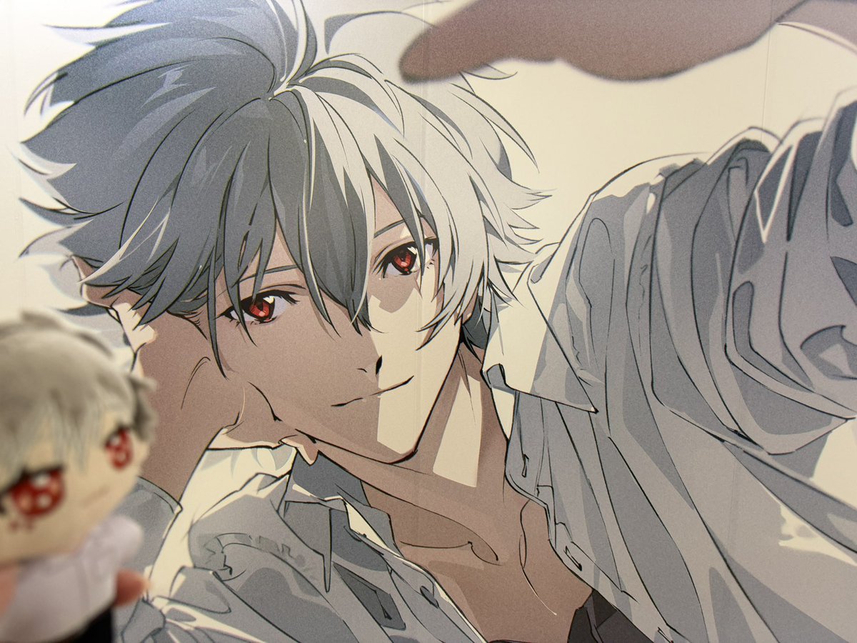 ドアップカヲル拝んできた眼福🌹🖤✨️🪽🫧