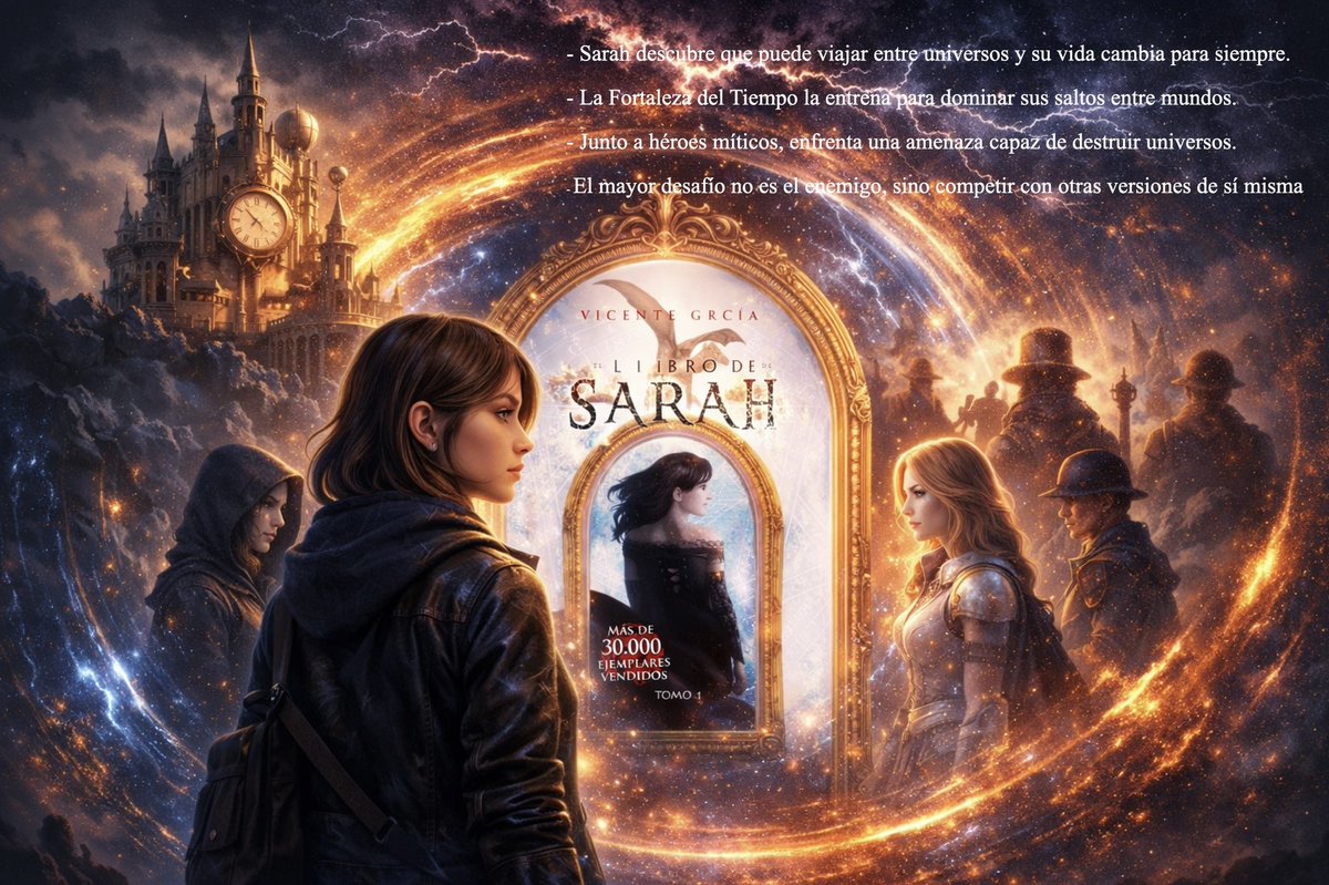 MuNdO_AsPiE's tweet photo. A veces basta un descubrimiento para que la realidad deje de ser sólida.
El libro de Sarah. Tomo 1, de Vicente García del Castillo, publicado por Dolmen Editorial.
#ElLibroDeSarah
#VicenteGarcíaDelCastillo
#DolmenEditorial
#Fantasía
#Multiversos
@DolmenEditorial https://t.co/Q9RB1yisoZ