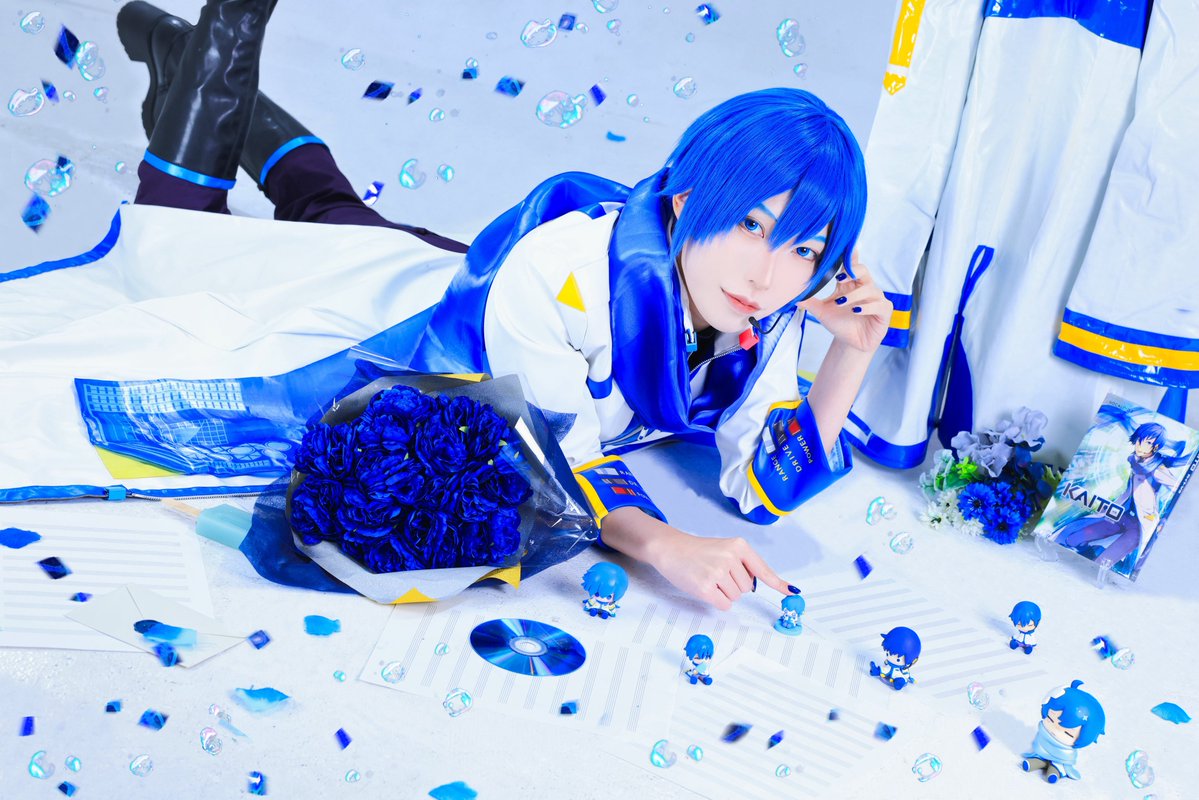 【Cosplay】

                明日を願って＿＿＿

#KAITO誕生祭2026
#KAITOお誕生会2026
#KAITO20th