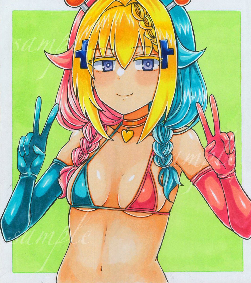 麻雀ファイトガール(MFG)️🩵🩷トイトイ&イヨ💚 