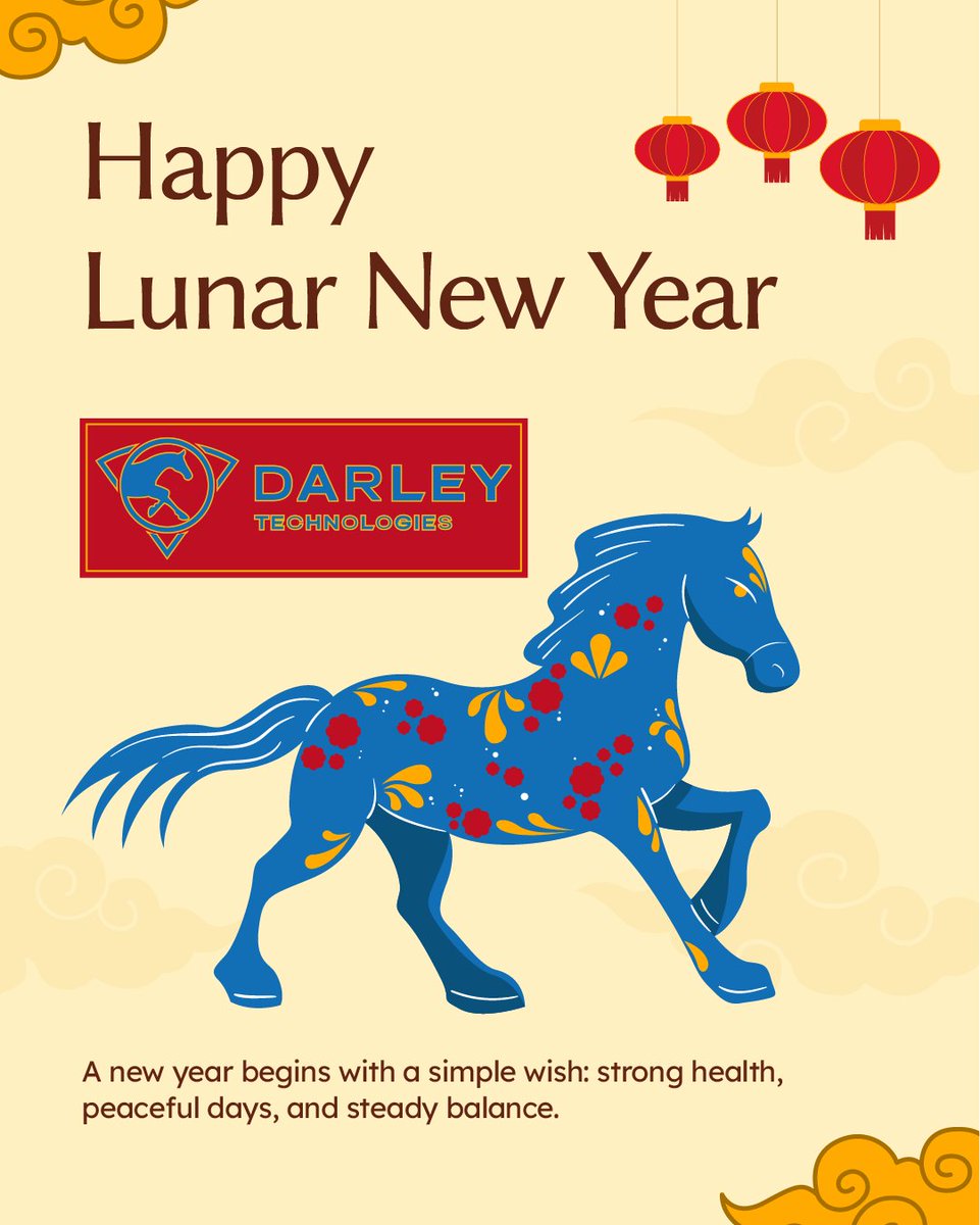 From Darley to everyone out there in the ecosystem: Happy Lunar New Year! We hope this new year brings you health, strength and profit!