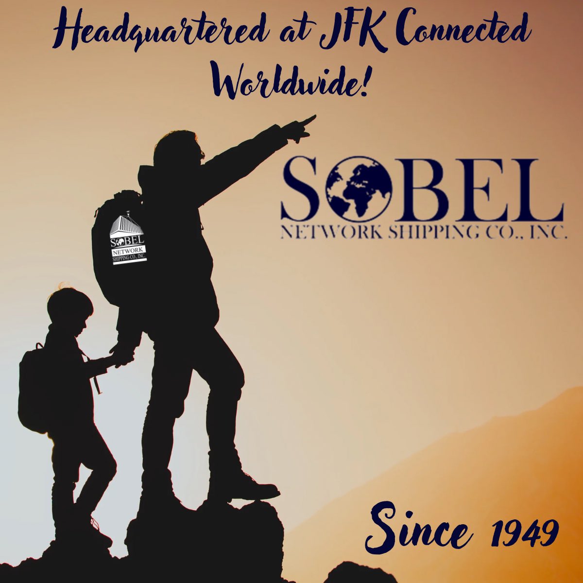 #SobelNetwork
#SobelNetworkShipping
#Sobel
#SobelShipsAndSips
#HeadquarteredAtJFK
#ConnectedWorldwide
#Since1949
#CustomsBrokerage
#FreightForwarding
#GlobalLogistics
#SupplyChain
#ATeam
#BuiltOnHistoryDrivenByTomorrow