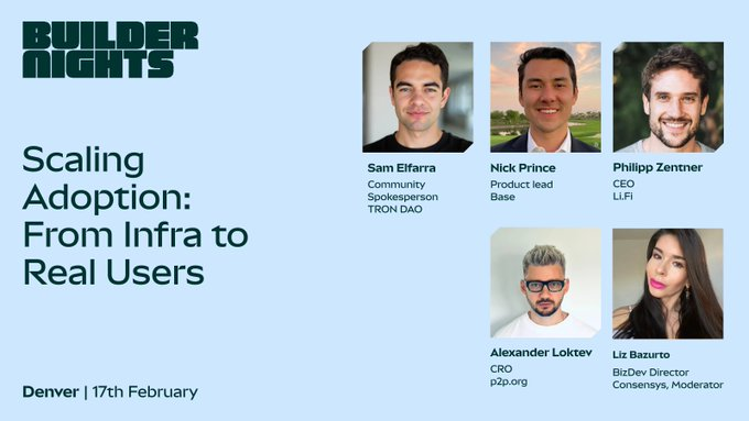 TRON chính thức đổ bộ #ETHDenver!

Giữa một trong những sự kiện builder lớn nhất năm, TRON không chỉ tham dự mà còn trực tiếp góp tiếng nói vào câu chuyện quan trọng nhất của ngành: Làm sao để đưa blockchain từ hạ tầng đến người dùng thực sự?

Tại side