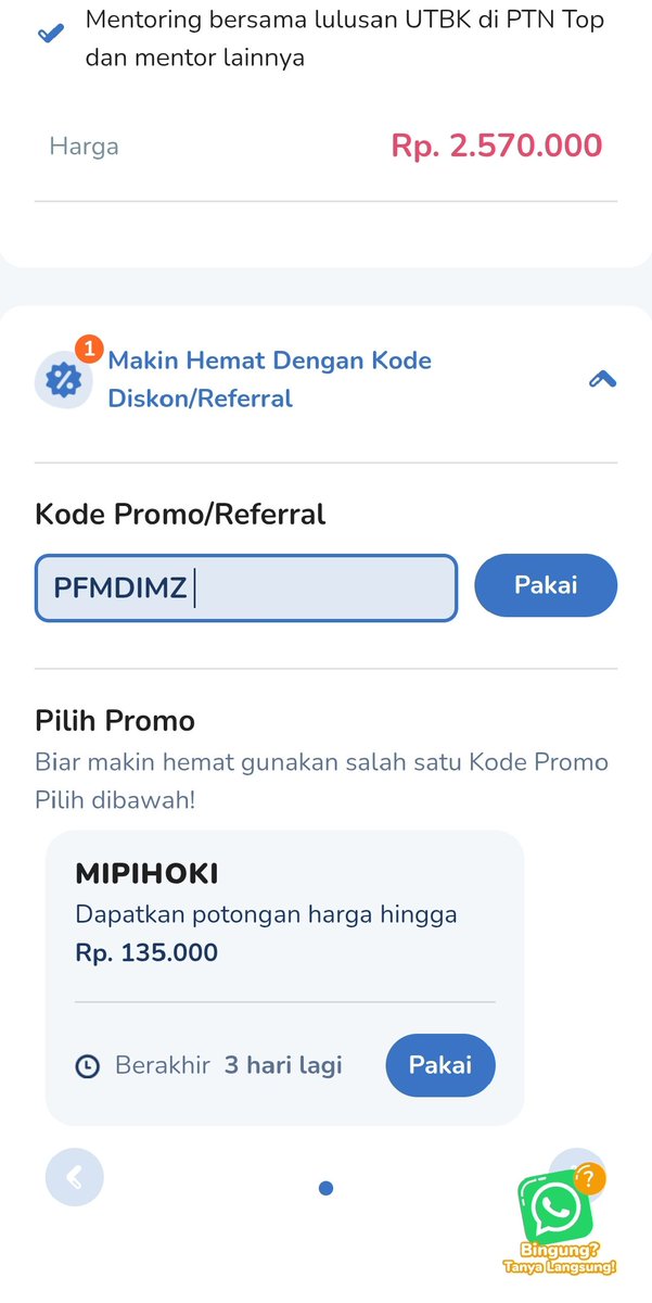 PFMDIMZ | Kode Promo Pahamify tweet media