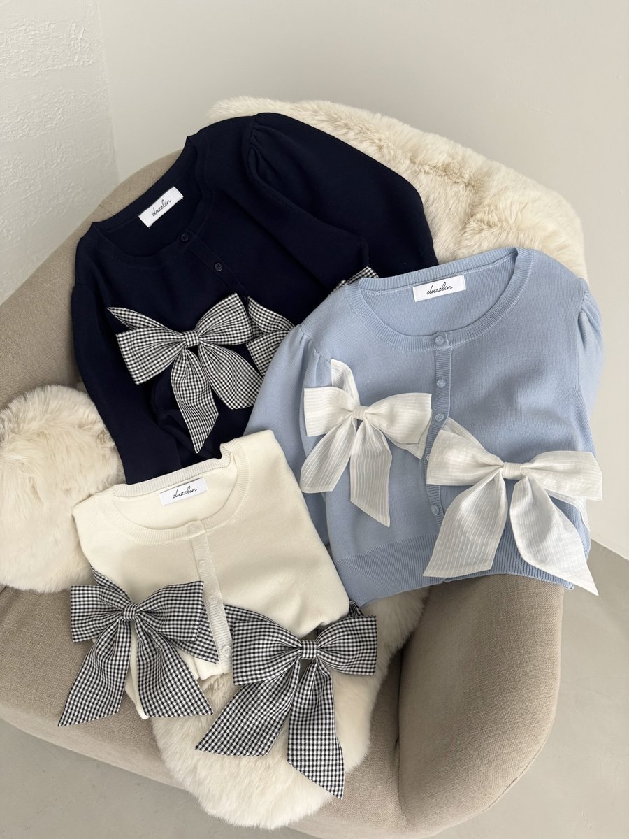 トレンドちっくなリボントップスが登場🪡🩶 🗓️2/20(fri)12:00 pre