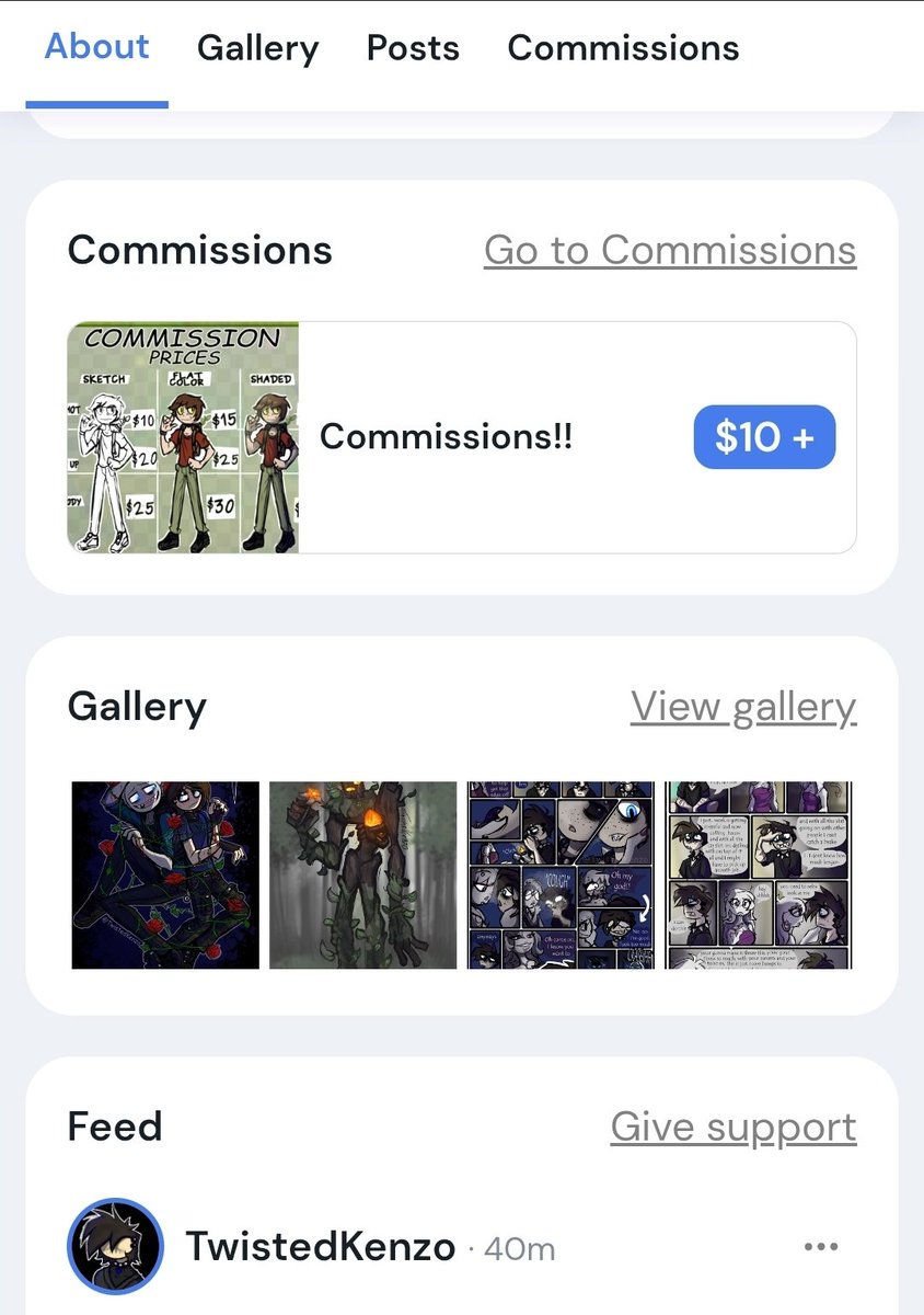 Hello my beautiful peeps!! I finally have Ko-fi opened up that im excited to share with you all!! 🥳💖 ko-fi.com/twistedkenzo

#Commission #art #yfp