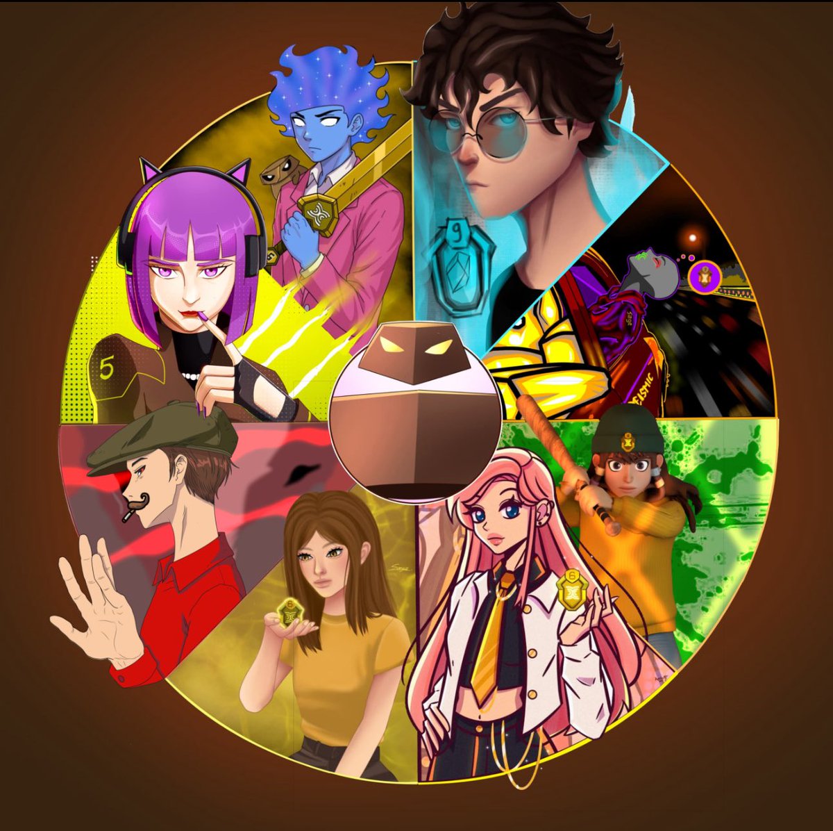 This isn’t just a collage.
It’s a constellation.

Every chapter, every character, every late-night build
Connected by the same core.

Different energies. Diff stories.
One magnitude.

We didn’t just create art.
We built love into the frame.

Seismic is home💜
<a href="/NoxxW3/">Noxx</a> <a href="/xealistt/">Xealist</a>