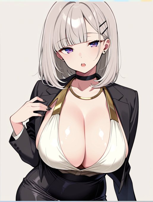 スーツなのにやたらドスケベなスタイル 