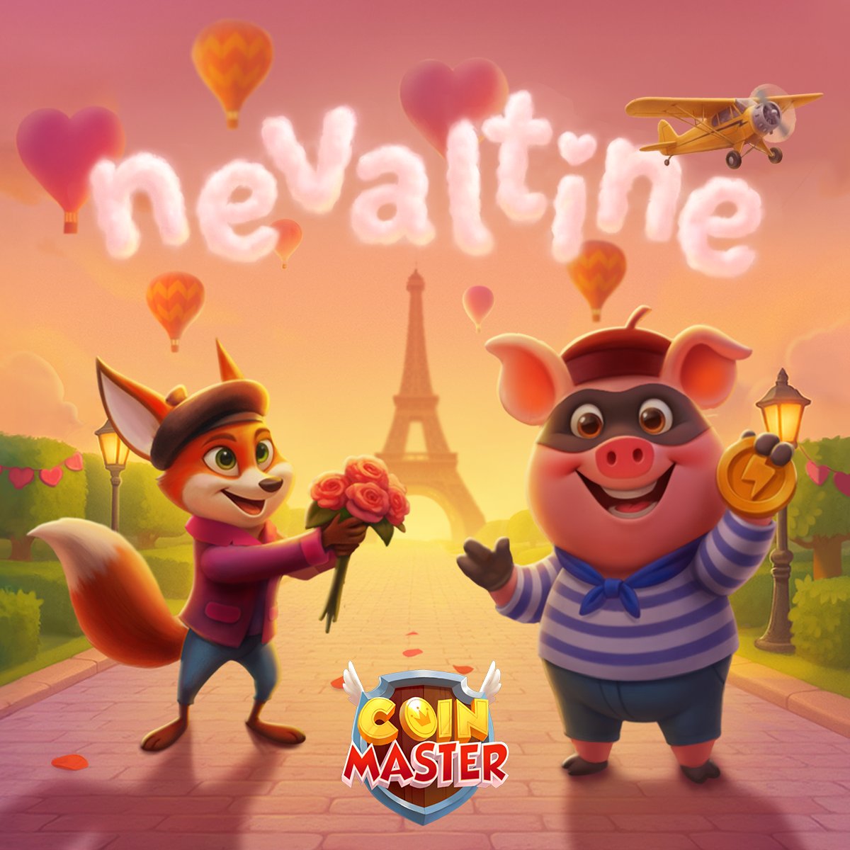 LOVE MAKES PIGGY AND FOXY DIZZY! 😵‍💫
Can you help them find the hidden WORD?
Drop your guess in the comments while you GRAB YOUR DAILY SPINS! 👇