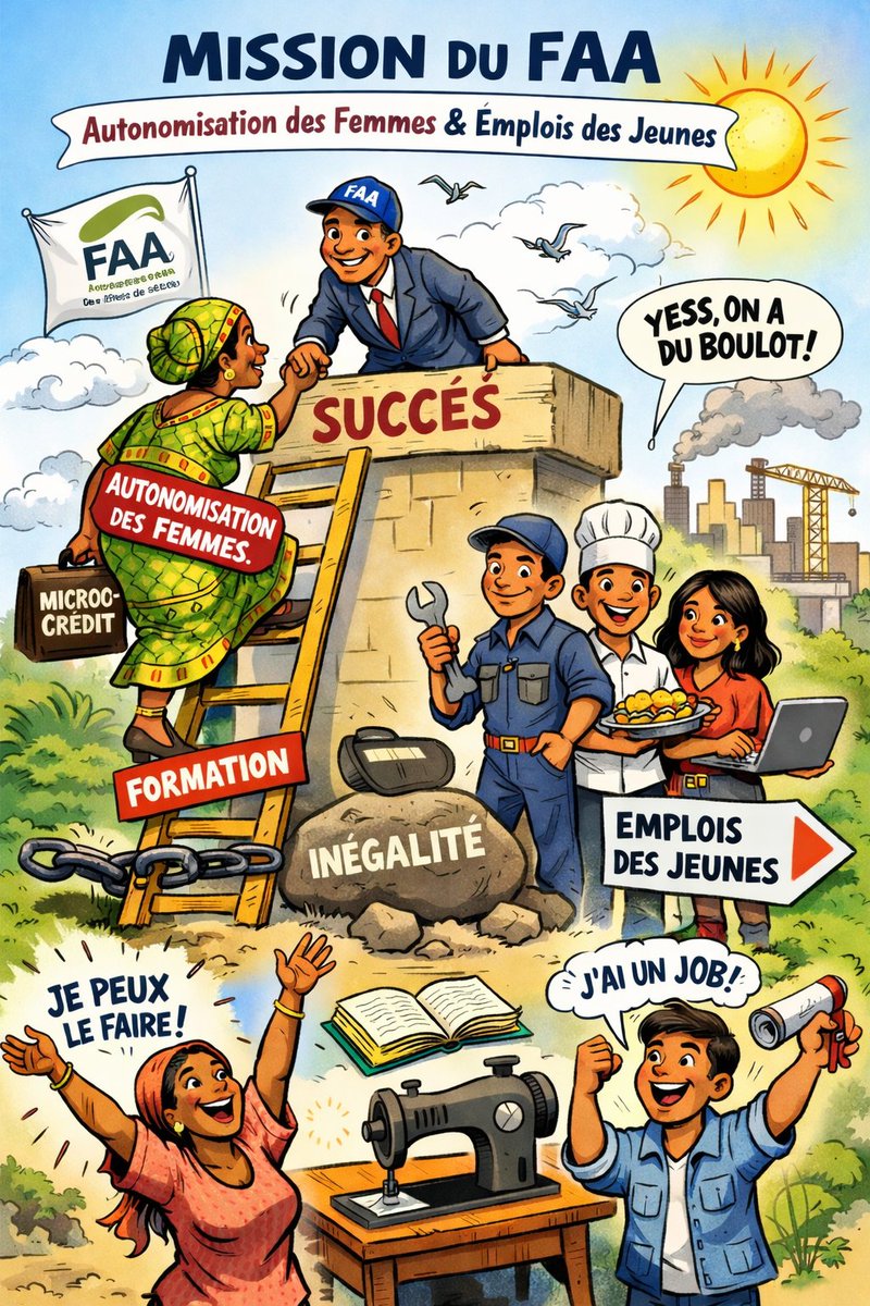 Faa_drc20's tweet photo. L’autonomisation économique des femmes et l’emploi des jeunes constituent un axe stratégique majeur de notre vision globale. Nous agissons à travers :
 🔹 La formation professionnelle et entrepreneuriale
 🔹 L’accompagnement à la création d’activités génératrices de revenus, etc. https://t.co/hOpizytulU