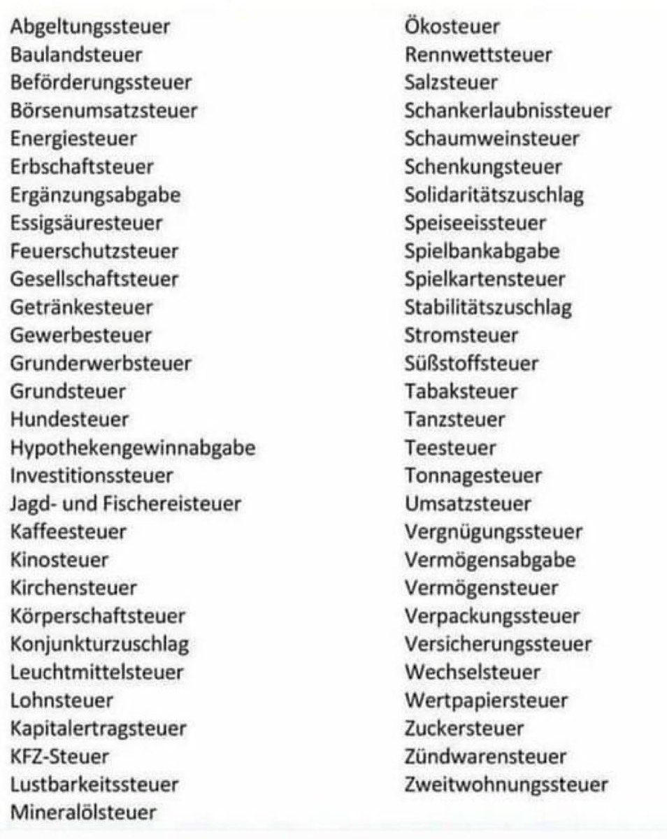 Ich bin der Meinung, dass Deutschland zu wenig Steuern erhebt.