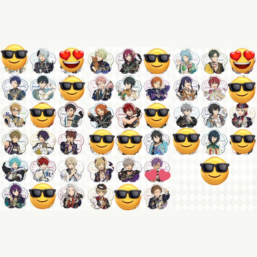 あんスタ 中国 花伴クリアカード8弾 交換 譲渡 譲→渉 弓弦 北斗 真 鉄