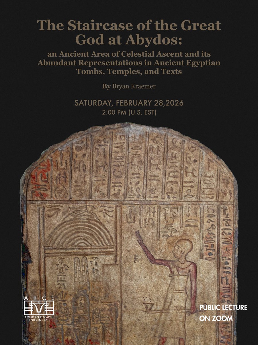 American Research Center in Egypt tweet media