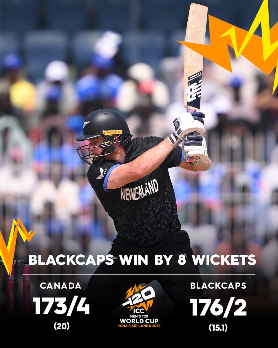 BLACKCAPS's tweet photo. Super 8's bound! 🚀

Glenn Phillips and Rachin Ravindra's partnership of 146 (71) claimed the win in just 15.1 overs. 

#NZvCAN #T20WorldCup https://t.co/F3ma2dLnps