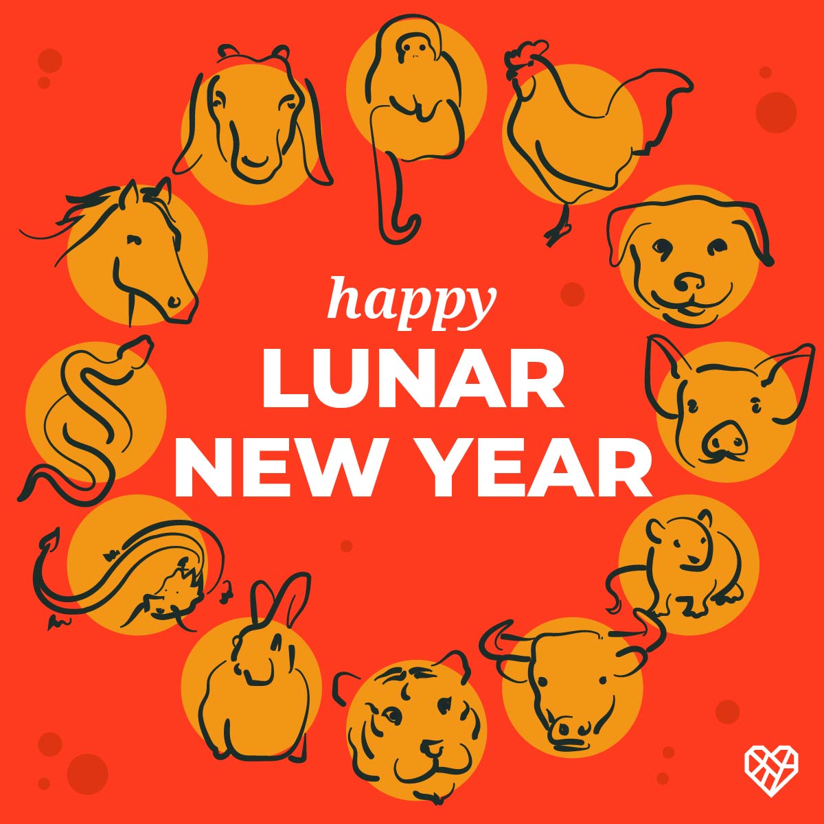 Happy Lunar New Year! We're wishing you good fortune for the Year of the Horse 🐴