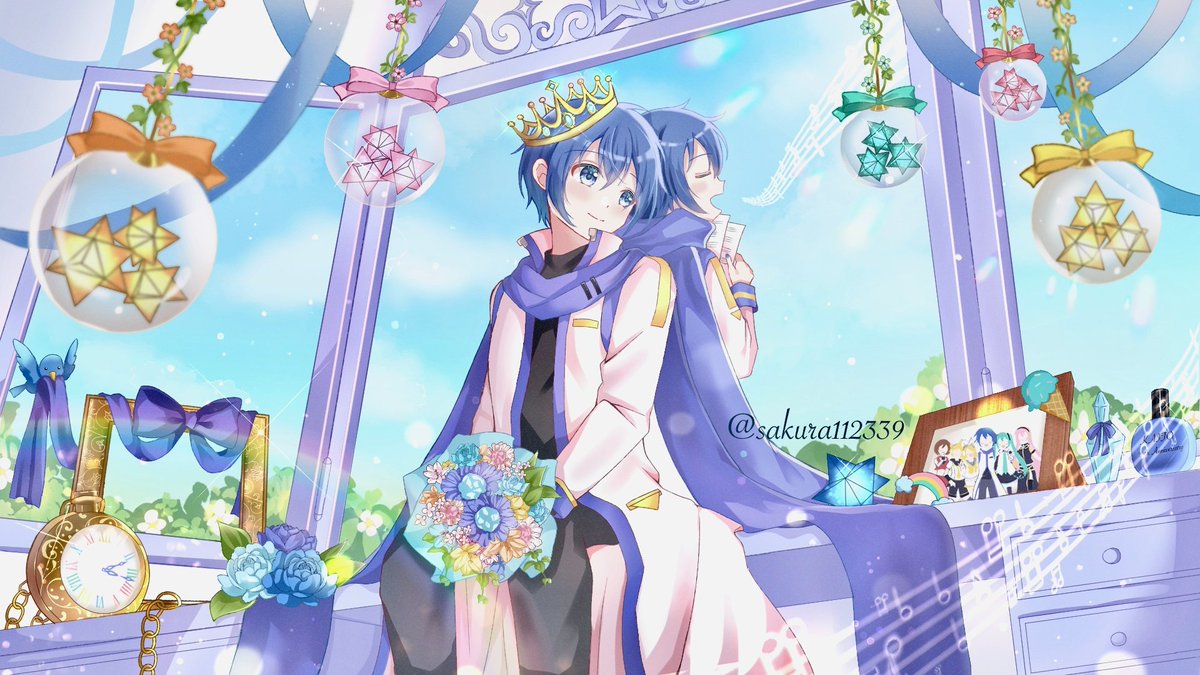 sakura112339's tweet photo. 『僕(あなた)の音色』
#KAITO #KAITO生誕祭2026 #KAITO誕生祭2026 #KAITO20th https://t.co/OMxUqMTz0S