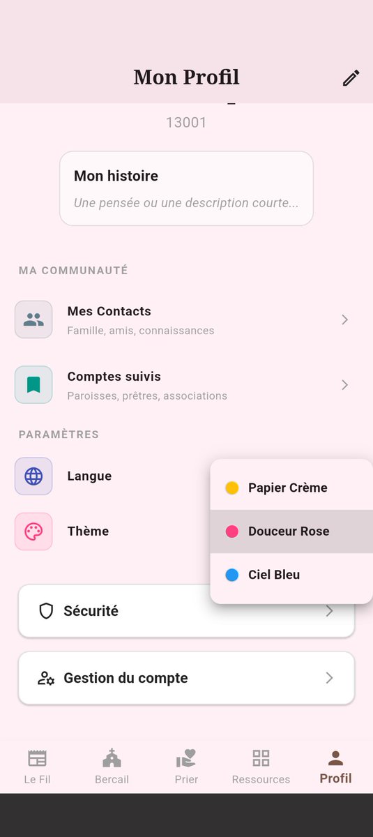 Ovilis_App's tweet photo. @shoannanas @g374_0 Salut

On essaie de dev une app.

Profil et fil d'actualités privés.
Intention de prière et réaction 
Chapelet en commun 
Fil d'actualités des prêtres, paroisses, associations...

En test sur Android pour le moment. https://t.co/KECgcWAHZ4