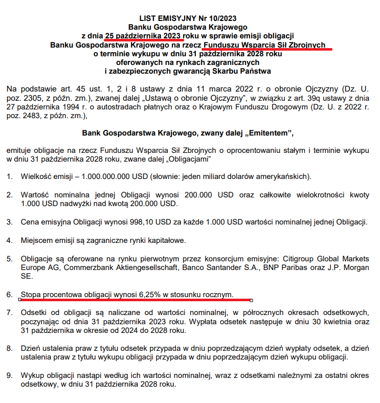 SAFE - pożyczka z UE na 3% to za dużo?

Fundusz Wsparcia Sił Zbrojnych - pożyczka z Ameryki w dolarach na 6,25% - już ok? 

bgk.pl/files/public/P…