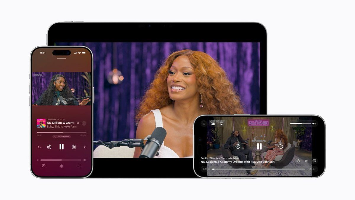 melanews's tweet image. Apple Podcasts introduce video nativo con HLS.

Riproduzione adattiva e ads dinamici integrati.

Ascolta o guarda episodi, 
schermo orizzontale e download offline.

🍎📱
#applepodcasts #podcastvideo #hls