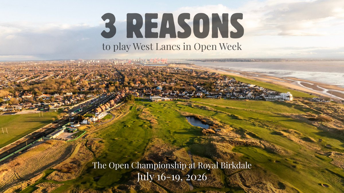 WestLancsGC's tweet photo. - With the Amateur Championship in June, Final Qualifying two weeks before The Open, our links will be in top condition.

- Perfect location. 29 mins from Birkdale and 24 from the city centre.

- The truest links in the North West.

Book your tee time now: https://t.co/pY6gAs3nc0 https://t.co/TKJ15FN9QX