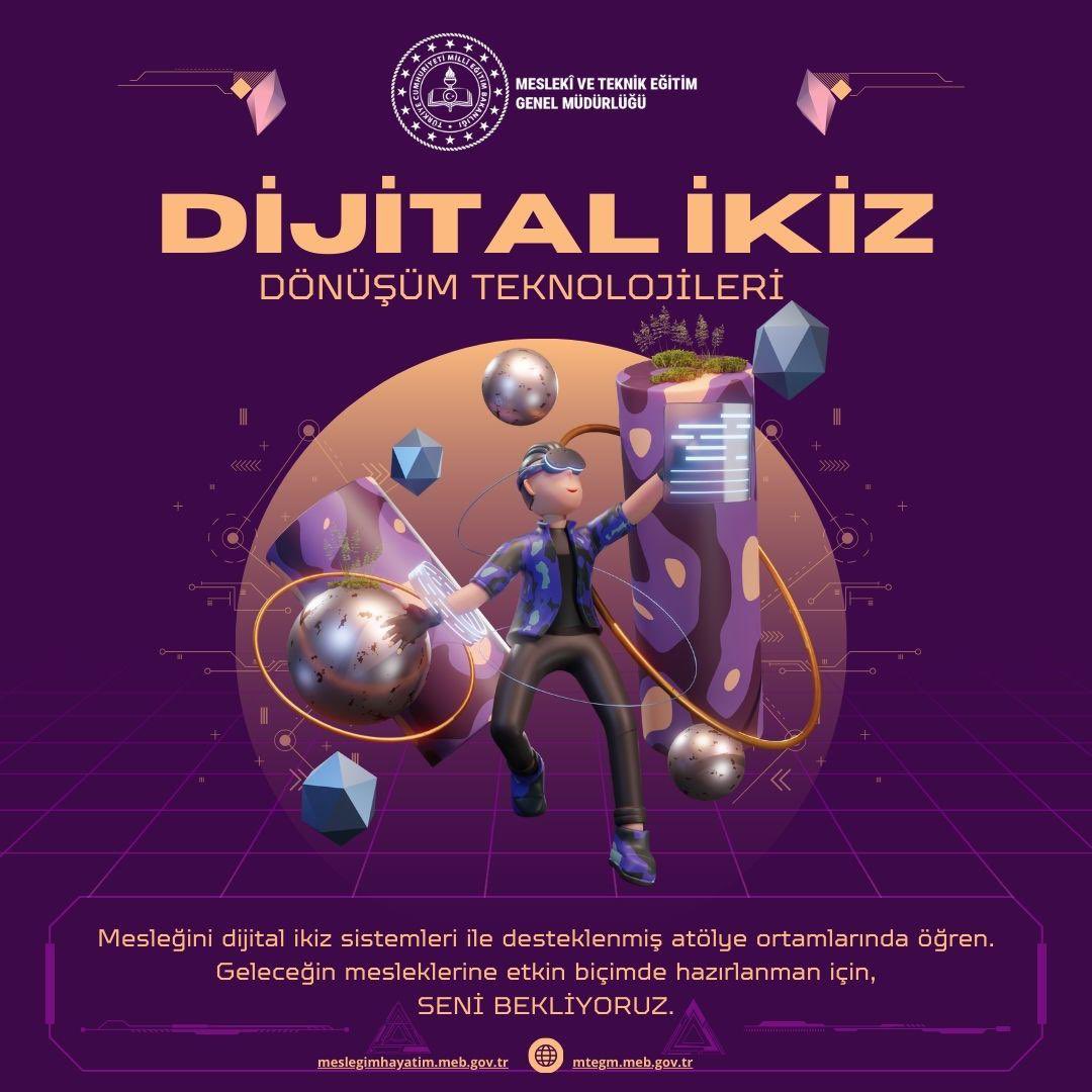 Geleceğin meslekleri, geleceğin teknolojileriyle öğreniliyor. 🚀
Mesleki ve teknik eğitimle dönüşümü yakala. ⚙️✨

#MeslekiveTeknikEğitim
#MTEGM