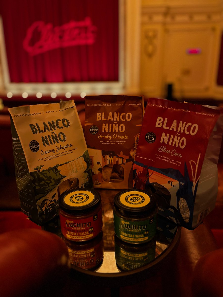 electriccinema's tweet photo. Treat yourself to something new at Portobello - Blanco Niño tortilla chips in 3 fantastic flavours and delicious Luchito salsa dips now available on the cinema bar. https://t.co/UDzvF02ukB