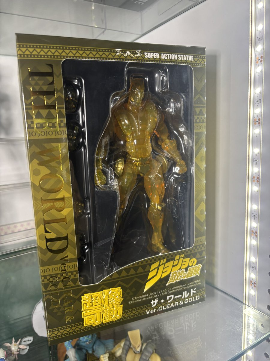ジョジョ #超像可動 超像可動ザ・ワールドver.CLEAR&GOLD開封ッ