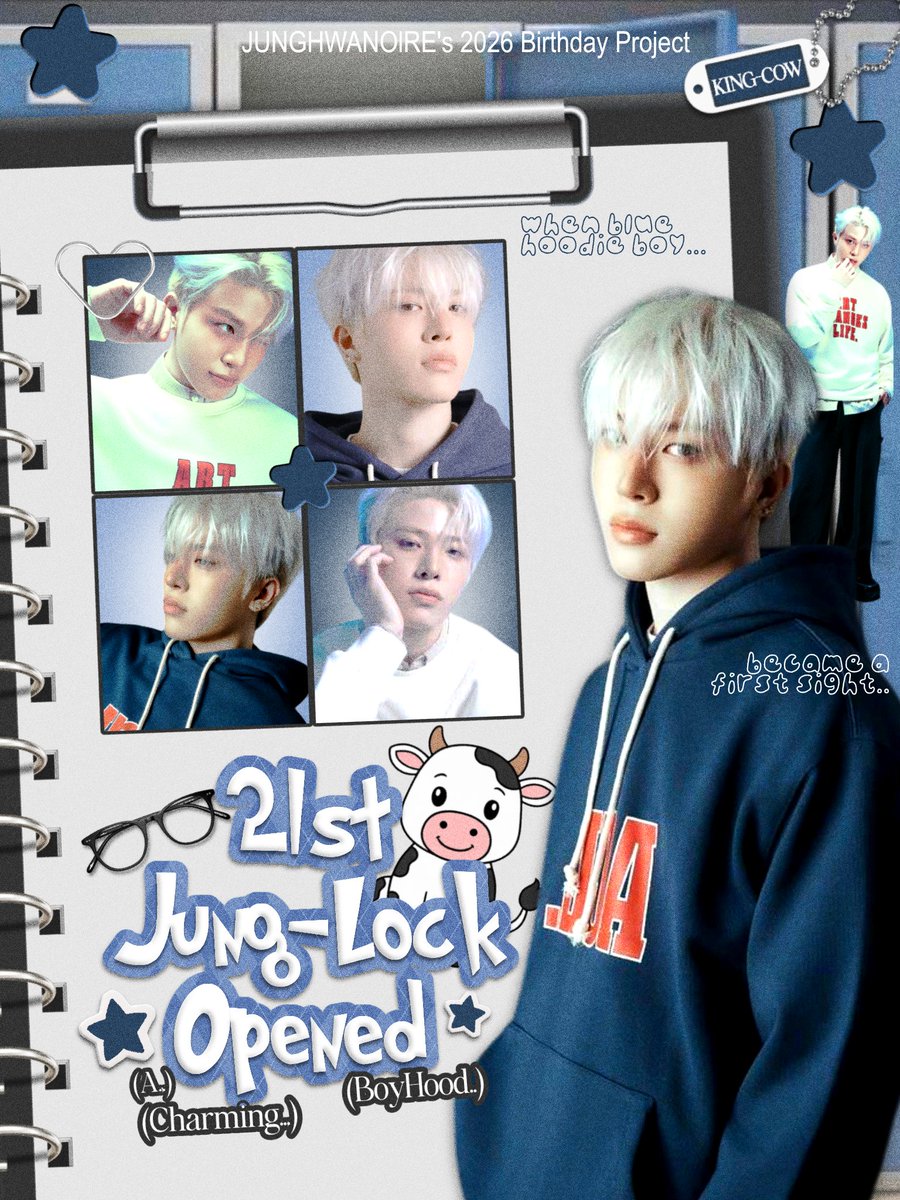 💬🗝️
★ A boy in a hoodie, a fleeting glance across the hallway somehow, ordinary days feel different.𝟮𝟭𝘀𝘁 𝗝𝘂𝗻𝗴-𝗟𝗼𝗰𝗸 : 𝗢𝗽𝗲𝗻𝗲𝗱. Celebrating 𝗦𝗼 𝗝𝘂𝗻𝗴𝗵𝘄𝗮𝗻, our sweetest campus crush. Welcome to A Charming BoyHood. 🏫