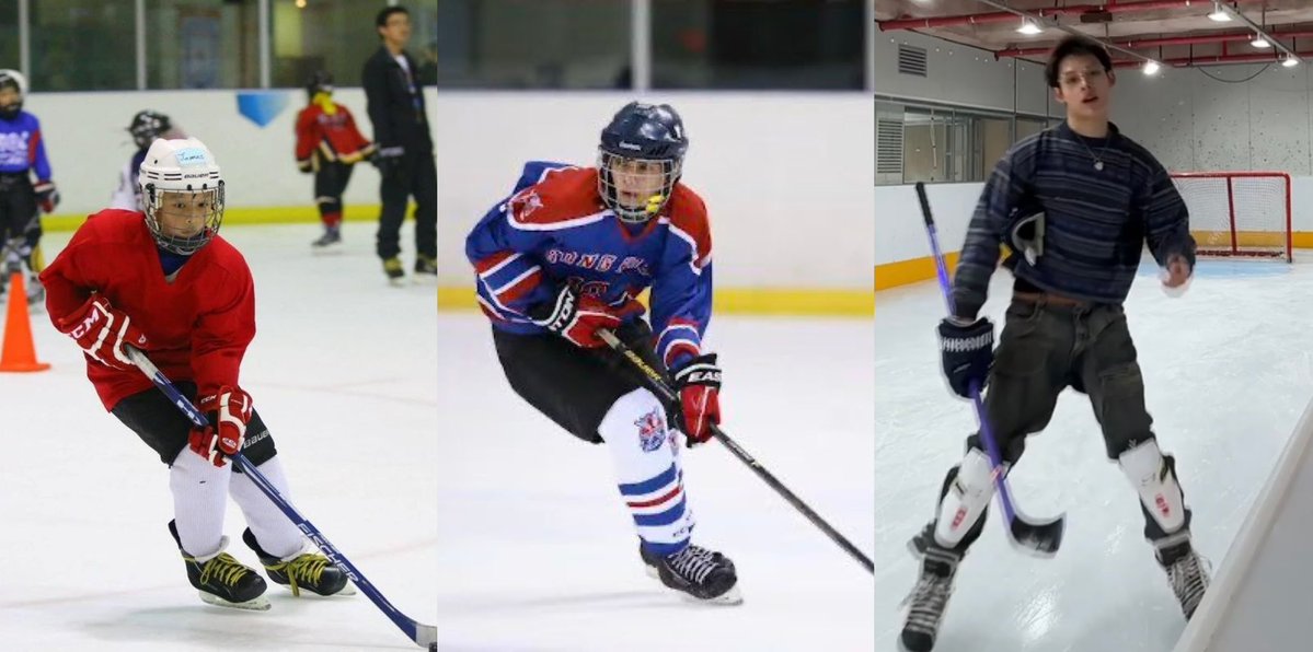 James with his first love