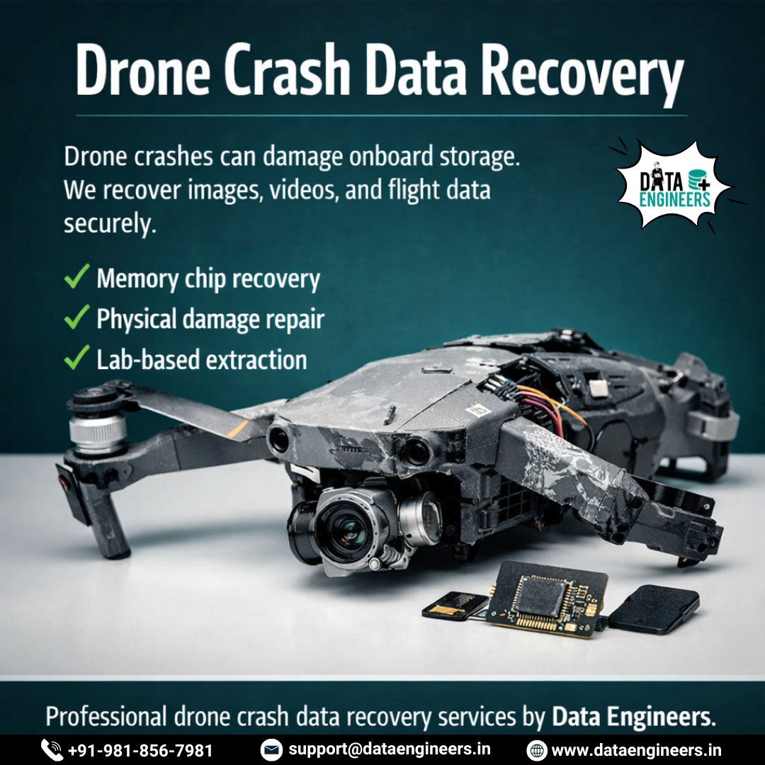 data_engineers's tweet photo. Contact Us📞 +91-981-856-7981
 
View Our Page: https://t.co/6HGgOrW2QT

#DroneDataRecovery #DroneCrashRecovery #MemoryChipRecovery #NANDRecovery #FlashChipRecovery #SDCardRecovery #MicroSDRecovery #FlightDataRecovery #DamagedDroneRecovery #DroneMemoryRepair #DataRecovery https://t.co/KtXTaxuteP