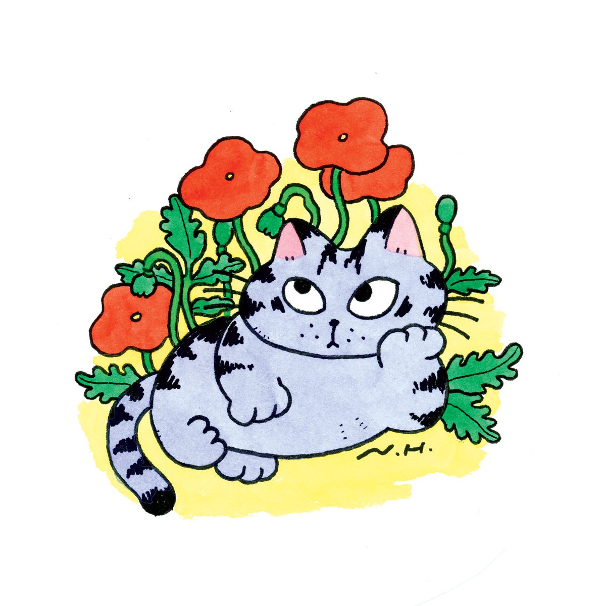 「Poppy.」|ヒダカナオトのイラスト