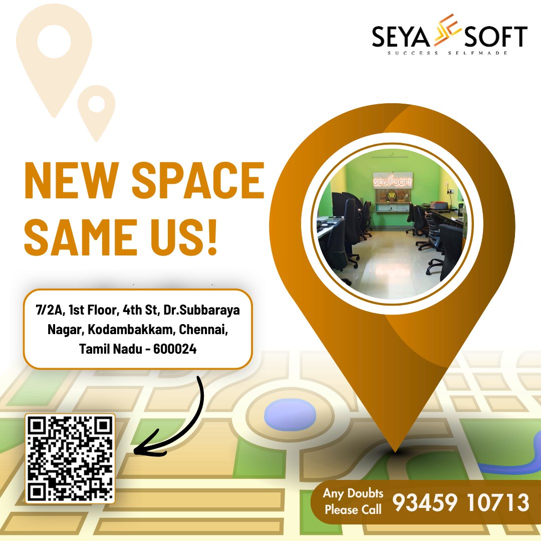 seyasoft_off's tweet image. New space. Same us! 📍✨

We’ve moved to a new location, but our commitment to smart digital solutions stays stronger than ever.
Come visit us and let’s build success—together. 🚀

📌 Now at Kodambakkam, Chennai
📞 Any doubts? Call: 93459 10713

#WeHaveMoved #NewOffice #SeyaSoft